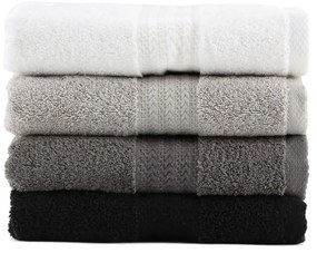 Set di 4 asciugamani in cotone Shadow, 50 x 90 cm - Foutastic