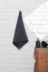Asciugamano da cucina in lino waffle - Blue Gray
