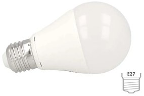 Lampada Led E27 A58 9W=60W Neutro 4000K Bulbo Sfera Chip Samsung Garanzia 5 Anni SKU-229