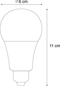 Set di 3 lampadine LED smart E27 dimmerabili A60 9W 806 lm 2700K-6500K incl. Zigbee Smart Hub