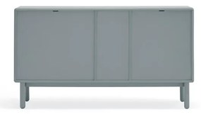 Cassettiera bassa blu-grigio 140x76 cm Corvo - Teulat