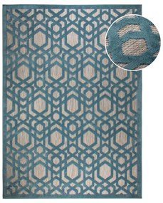 Tappeto blu per esterni 120x170 cm Oro - Flair Rugs