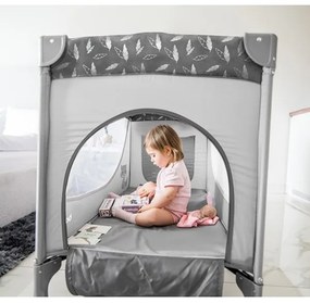 BabyOno - Culla da viaggio BASIC grigio