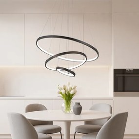 Rabalux 72346 - Lampadario a sospensione dimmerabile a cavo BELIZA LED/90W/230V 3000-6500K+telecomando