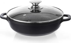 Casseruola antiaderente Pfluon Granit con coperchio in vetro , ⌀ 28 cm Grande - Orion