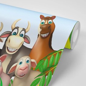 Carta da parati – Animali della fattoria