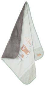 Coperta per bambini verde chiaro in micropile 80x80 cm Woodland Buddies – Roba