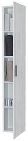Pensile bagno sospeso 150 cm grigio con anta reversibile Desya