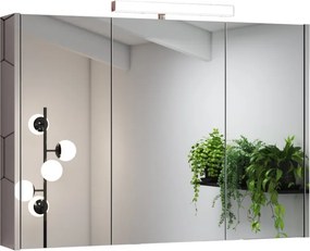 Specchio Contenitore Con Illuminazione Akira luce fredda L 100 x H 70 x P 15.5 cm