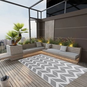 Tappeto Da Esterni Arakıl Grigio 120x180 Cm İn Pp /