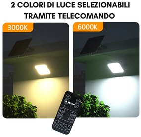 Faro ad Energia solare con Telecomando 9600 Lumen