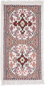 Agra Tappeto orientale 60 x 30 (Indian) Annodato A Mano