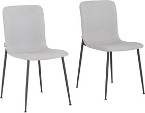 Sedie da pranzo grigio chiaro in set di 2 Faye - Støraa