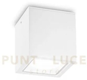 Techo square faretto da soffitto per esterno ip54 1 luce gu10 15cm ...