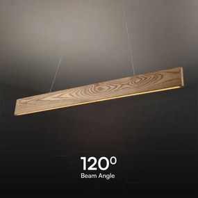 Lampadario LED a sospensione con filo LED/24W/230V 3000K marrone