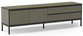 Tavolo TV verde scuro 180x55 cm Lorenza - Marckeric