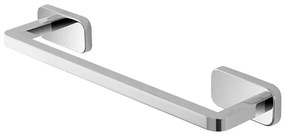 Portasciugamani a muro 35 cm in acciaio inox con doppio fissaggio