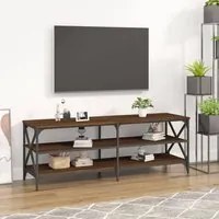 Mobile Porta TV Rovere Marrone 140x40x50cm in Legno Multistratocod mxl 104233