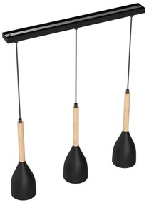 Lampadario a sospensione con filo MUZA 3xE27/60W/230V