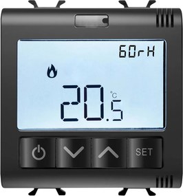 Termostato intelligente e connesso a parete GEWISS GW12709 bianco