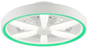 Brilliant - Ventilatore a soffitto LED RGBW GAIANO LED/48W/230V bianco + DO