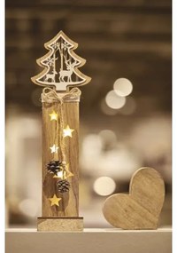 Decorazione natalizia LED 5xLED/2xAA albero