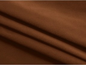 Divano arancione/marrone con rivestimento in velluto 228 cm Ekahi – Makamii