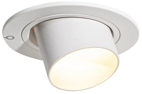 Faretto da incasso moderno bianco GU10 35 mm rotondo orientabile - Installa