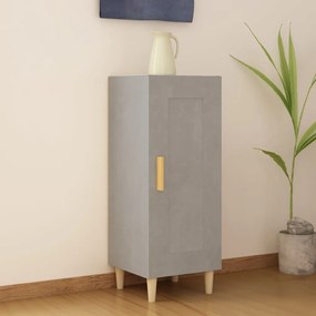 Credenza Grigio Cemento 34,5x34x90 Cm İn Legno Multistrato /