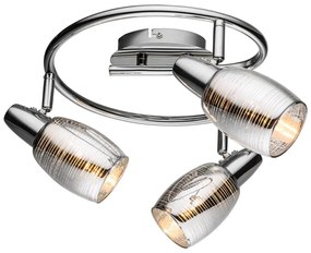 Globo 54986-3 - Faretto CARSON 3xE14/40W/230V