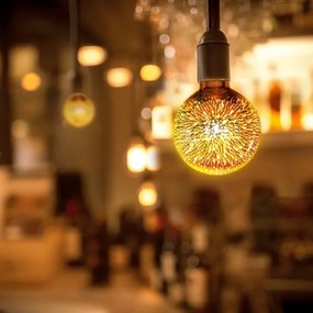 Lampadina LED 3D decorativa E27/2W/230V - Aigostar