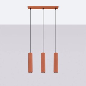 Lampadario color mattone Gleam – Sollux