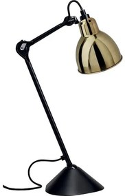 205 Lampada da Tavolo Nero/Ottone - Lampe Gras