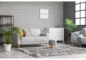 Tappeto grigio scuro 80x150 cm Soft - FD