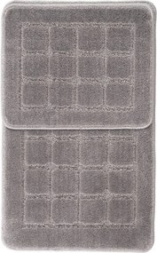 Set di tappetini per il bagno grigi 2 pz 50x80 cm Kareli – Foutastic