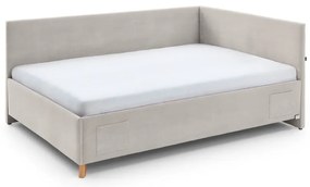Letto da bambini con sponde beige imbottito rete non inclusa 120x200 cm Cool – Meise Möbel