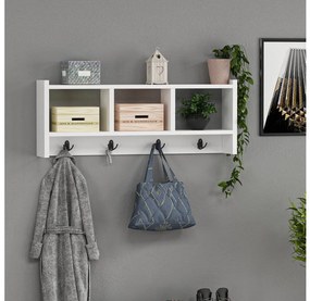 Appendiabiti da parete STAR 35x76 cm bianco