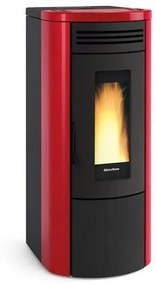 Termostufa a pellet 17 kW La Nordica-Extraflame mod. Costanza Idro bordeaux