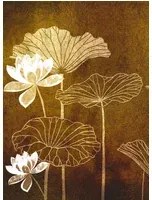 Coordonne Wandbild  Nympha - Gold