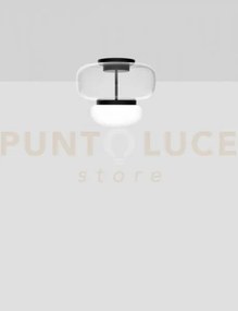 Faro lampada da soffitto p cristallo bianco nero opaco 2 l2202 led...