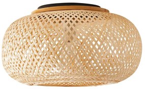 Plafoniera SALOMON 1xE27/10W/230V diametro 40 cm bambù