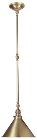 Applique Industrial Nordico Provence Acciaio Ottone Antico 1 Luce E27