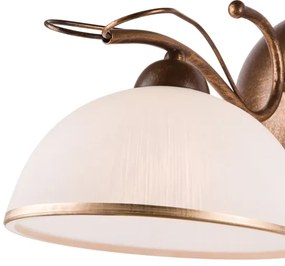 Lampada da parete COBRA 1xE27/60W/230V bronzo/patina