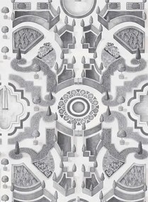 Garten Tapete Topiary von Cole and Son - Grey