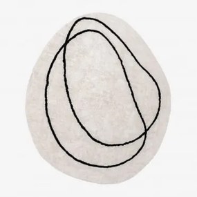 Tappeto in cotone (290x250 cm) Kamala Beige Crema - Sklum