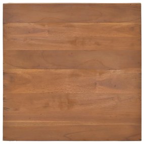 Tavolino da Salotto 65x65x33 cm in Legno Massello di Teak