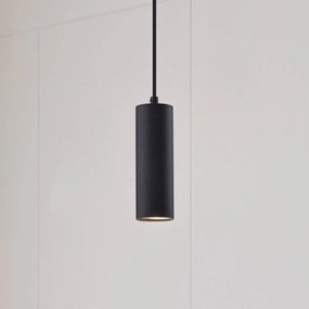 Lampada a sospensione Joffrey Lindby, dimmerabile, Nero, Soggiorno / Sala da pranzo, Metallo, Moderno, Lampada a sospensione
