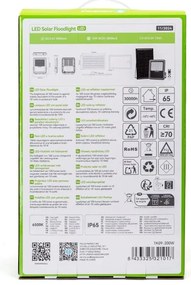 Aigostar - LED Faro solare dimmerabile LED/200W/3,4V IP65 + +TC