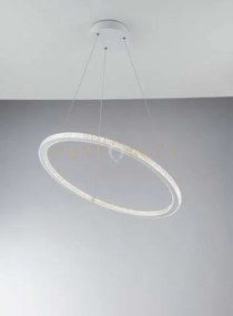 Lampadario a sospensione led bryant bianca 45w 5800lm 3000k 60x2x15...