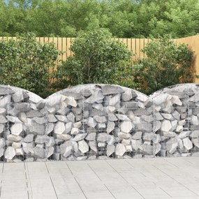 Cesto Gabbione Ad Arco 150x50x80/100 Cm Ferro Zincato /